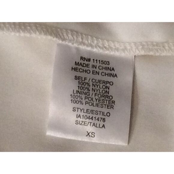 Lily Star Women’s Top Cream Cottage Core Romantic Lace Overlay Lined Soft Sz XS - Picture 5 of 6